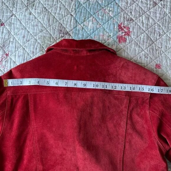 Vintage Jacob Suede Cropped Jacket Size M - Picture 10 of 12
